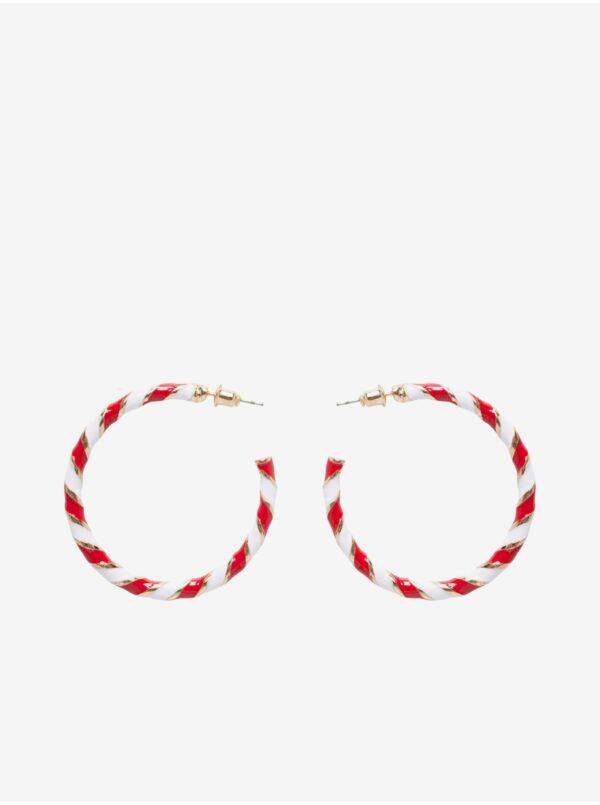 Women's earrings in gold color Pieces Jenny X-Mas - Women