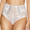Women's elegant high panties Moon - silver