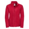 Women's fleece with long zipper 100% polyester