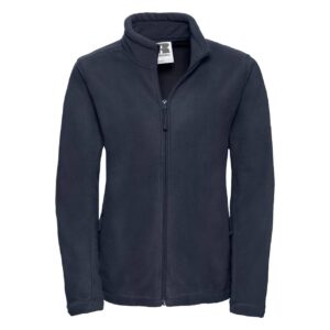 Women's fleece with long zipper 100% polyester