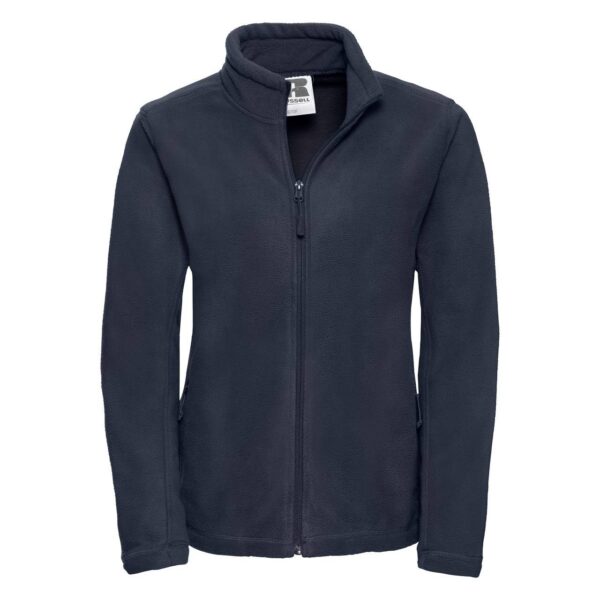 Women's fleece with long zipper 100% polyester