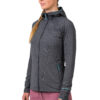 Women's functional sweatshirt Hannah ELI HOODY anthracite mel