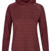 Women's functional sweatshirt Kilpi AILEEN-W dark red
