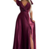 Women's glittery long dress with Numoco neckline