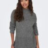 Women's grey brindle sweater JDY Elanora - Women