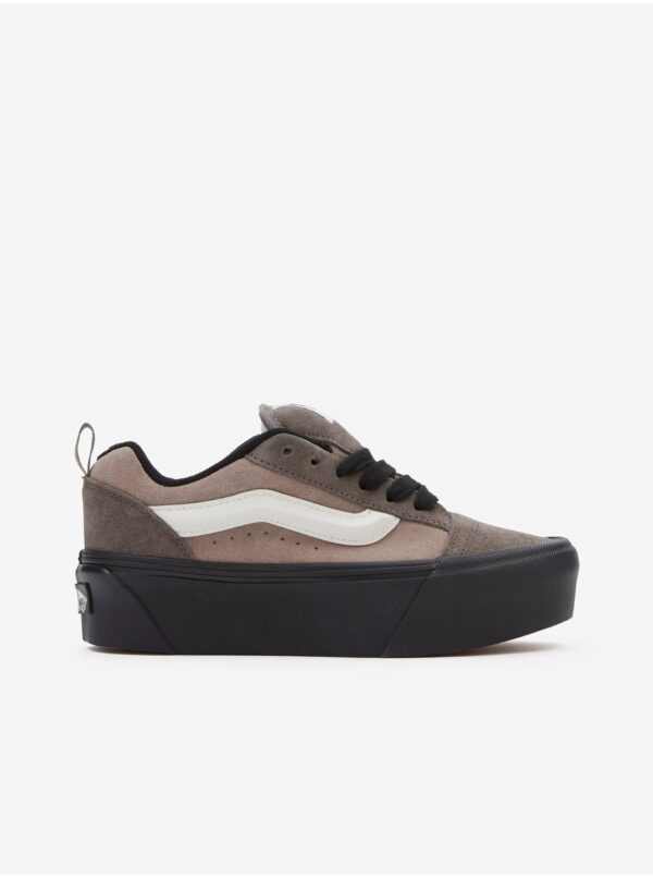 Women's grey suede sneakers VANS Knu Stack - Women's