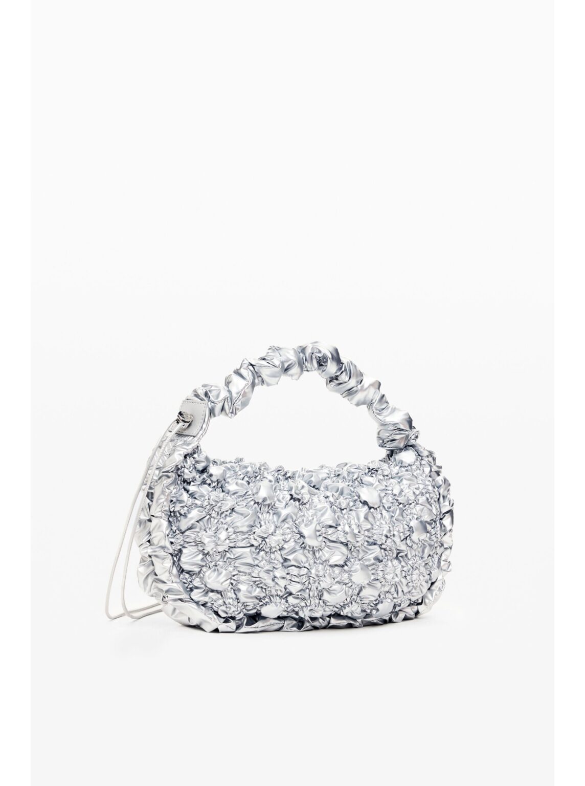 Women's handbag in silver color Desigual Flossy Eibar - Women's