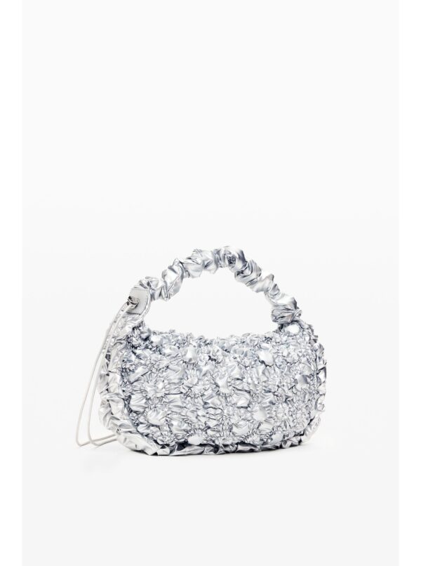 Women's handbag in silver color Desigual Flossy Eibar - Women's