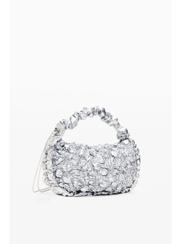 Women's handbag in silver color Desigual Flossy Eibar - Women's