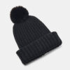 Women's hat Under Armour W Halftime Pom Beanie-BLK - Women's