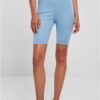 Women's high-waisted cycling shorts horizontblue