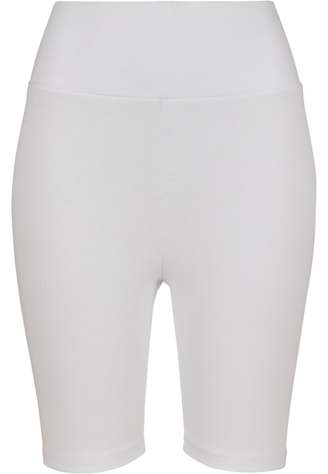 Women's high-waisted cycling shorts white
