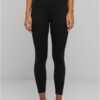Women's high-waisted jersey leggings black