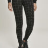Women's high-waisted leggings black/white
