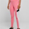 Women's high-waisted starter sports leggings pnkgrpfrt/wht/blk