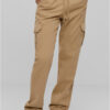Women's high-waisted twill trousers unionbeige
