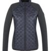 Women's hybrid midlayer Hannah ELSA graphite/dark gray melange