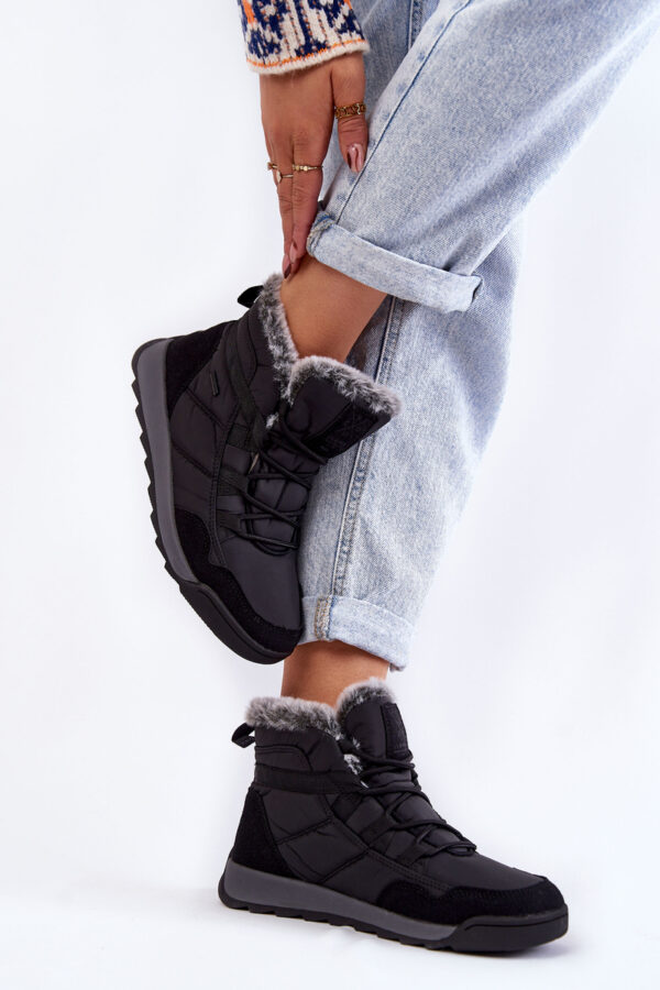 Women's insulated snow boots Cross Jeans KK2R4016C Black