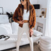 Women's jacket FERNANDA camel Dstreet z