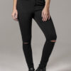 Women's jeans URBAN CLASSICS - black