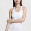 Women's jersey tank top white