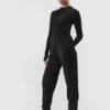 Women's jogger sweatpants with the addition of modal 4F - black
