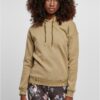 Women's khaki hooded