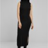Women's knitted dress Turtleneck black
