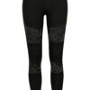 Women's leggings with laces black