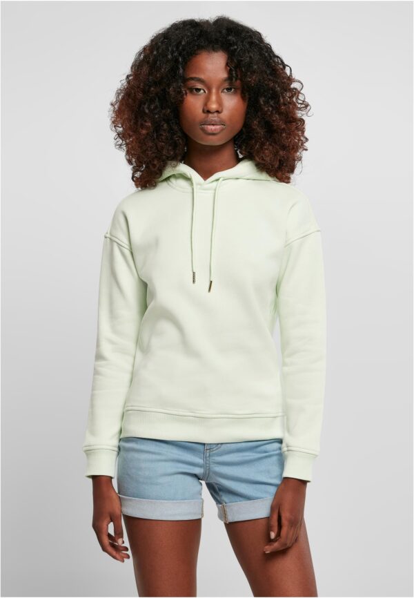 Women's light mint hood