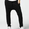 Women's lightweight fleece trousers Sarouel black