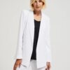 Women's linen jacket MOODO - white