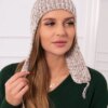 Women's long earshoe cap Jana K314 beige