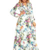 Women's maxi dress with ruffle Numoco