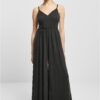 Women's modal spaghetti jumpsuit black