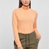 Women's modal turtleneck UC - papaya