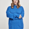 Women's oversize turtleneck bright blue