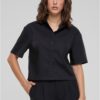 Women's oversized shirt black