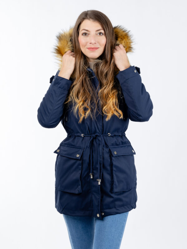 Women's parka GLANO - dark blue