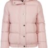 Women's pink hooded jacket
