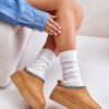 Women's platform slippers with Camel Neroma embroidery