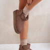 Women's platform snow boots D.Franklin DFSH370010 Taupe