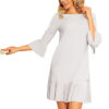 Women's pleated dress Numoco