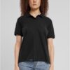 Women's polo shirt black