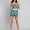 Women's pyjamas Oceania with narrow straps