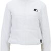Women's quilted jacket Starter Logo white
