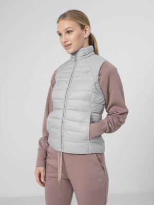 Women's quilted vest 4F