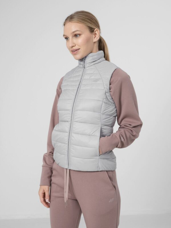 Women's quilted vest 4F