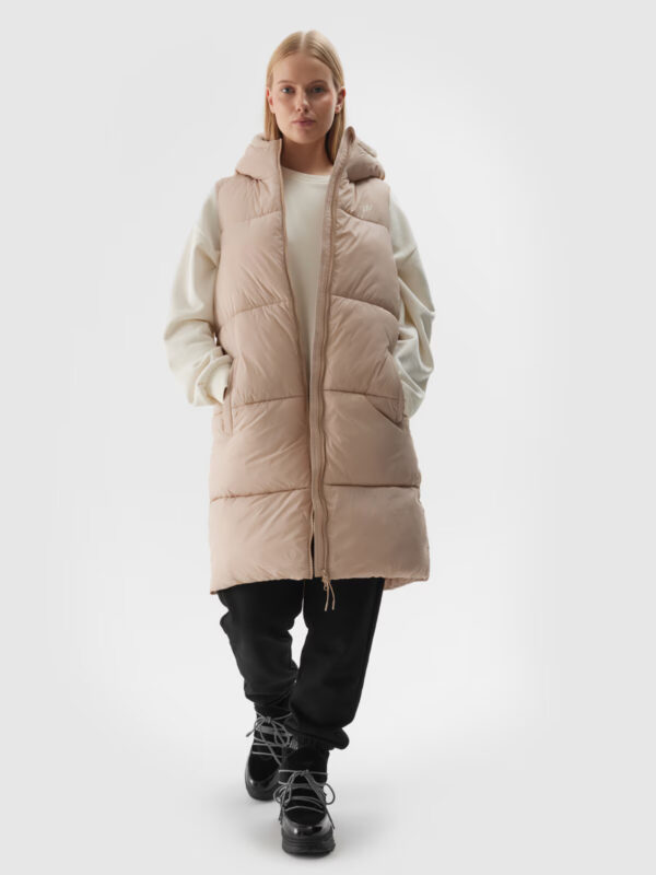 Women's quilted vest 4F