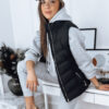 Women's quilted vest MARIN black Dstreet